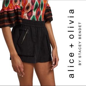 ALICE + OLIVIA Britney High Waist Shorts NEW